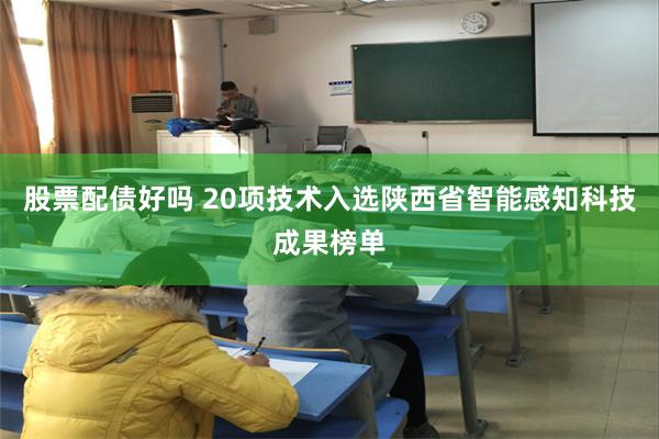 股票配债好吗 20项技术入选陕西省智能感知科技成果榜单