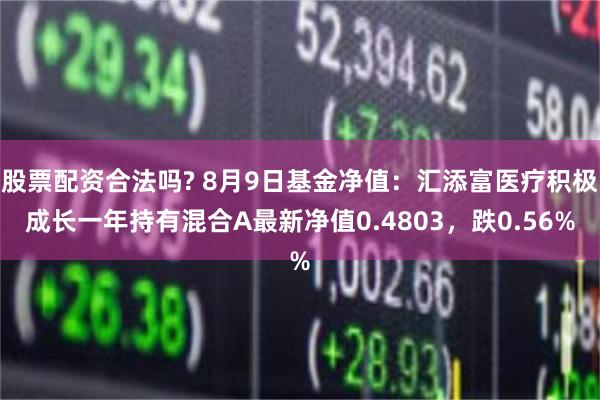 股票配资合法吗? 8月9日基金净值：汇添富医疗积极成长一年持有混合A最新净值0.4803，跌0.56%