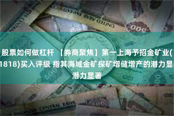 股票如何做杠杆 【券商聚焦】第一上海予招金矿业(01818)买入评级 指其海域金矿探矿增储增产的潜力显著